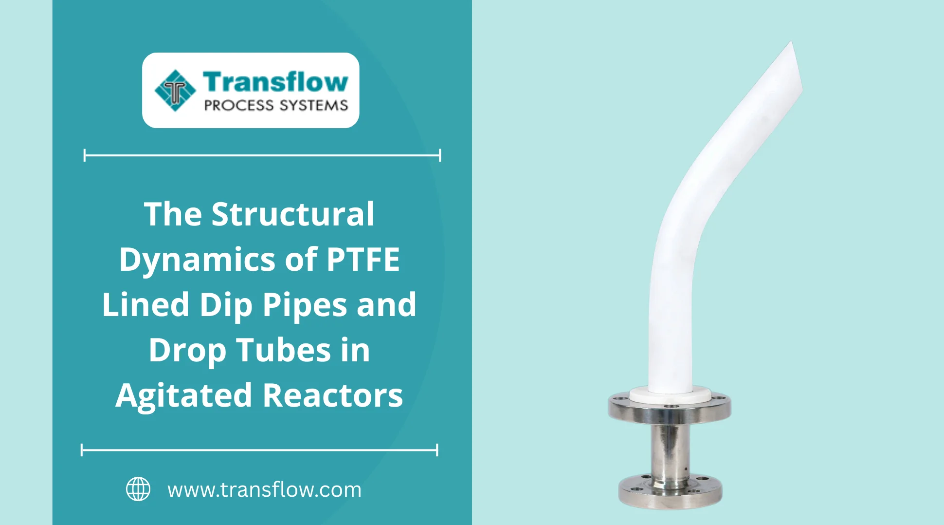 corrosive service piping , PTFE lined dip pipe , lined drop tube , Dip Tube , solid plastic piping , lined valves